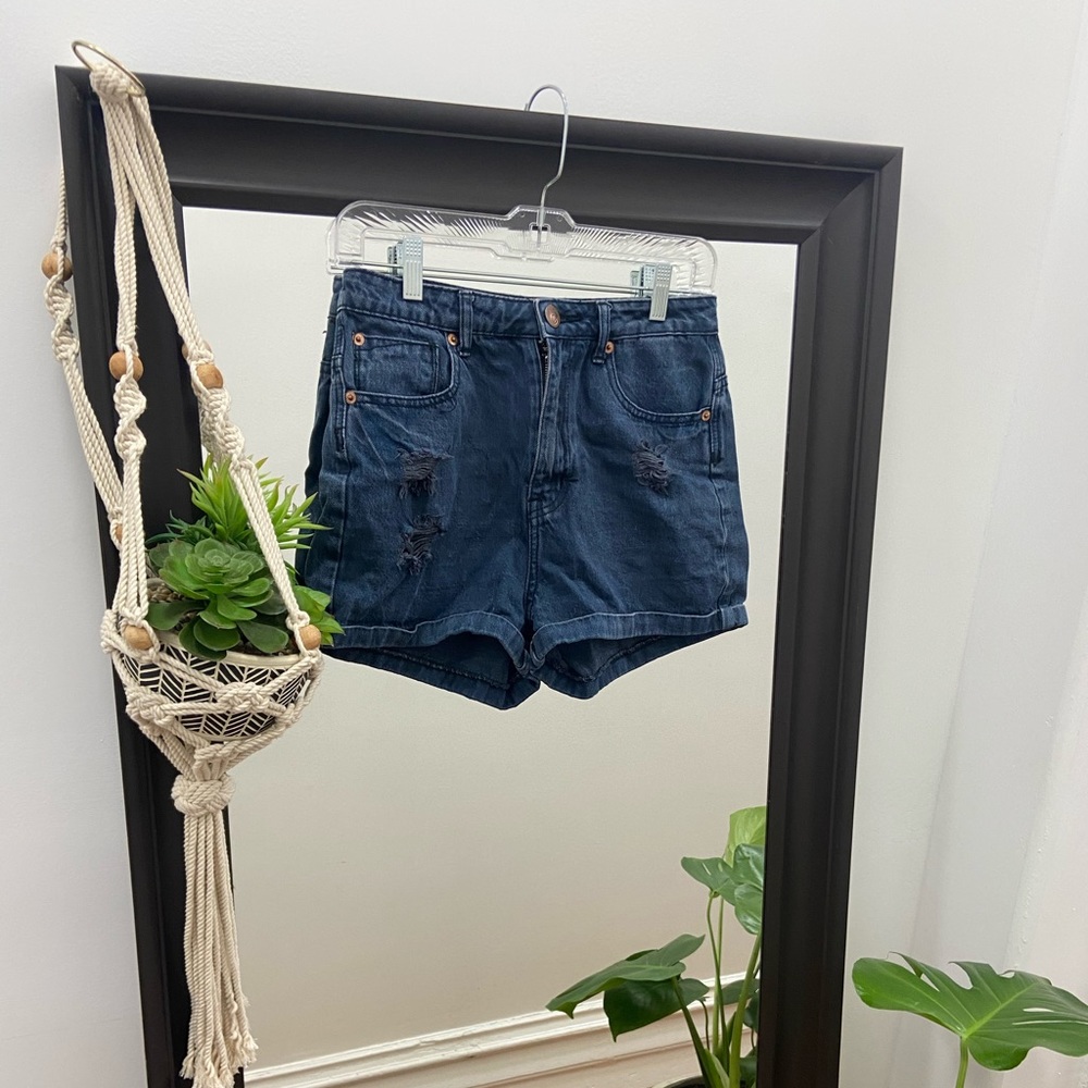 Cotton on high waisted shorts